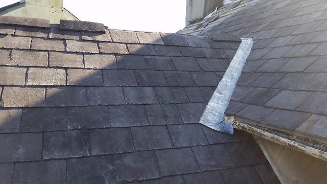 Slate roof in Llandeilo